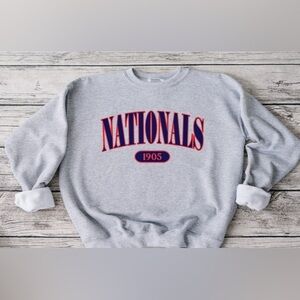 Nationals Offset Crewneck